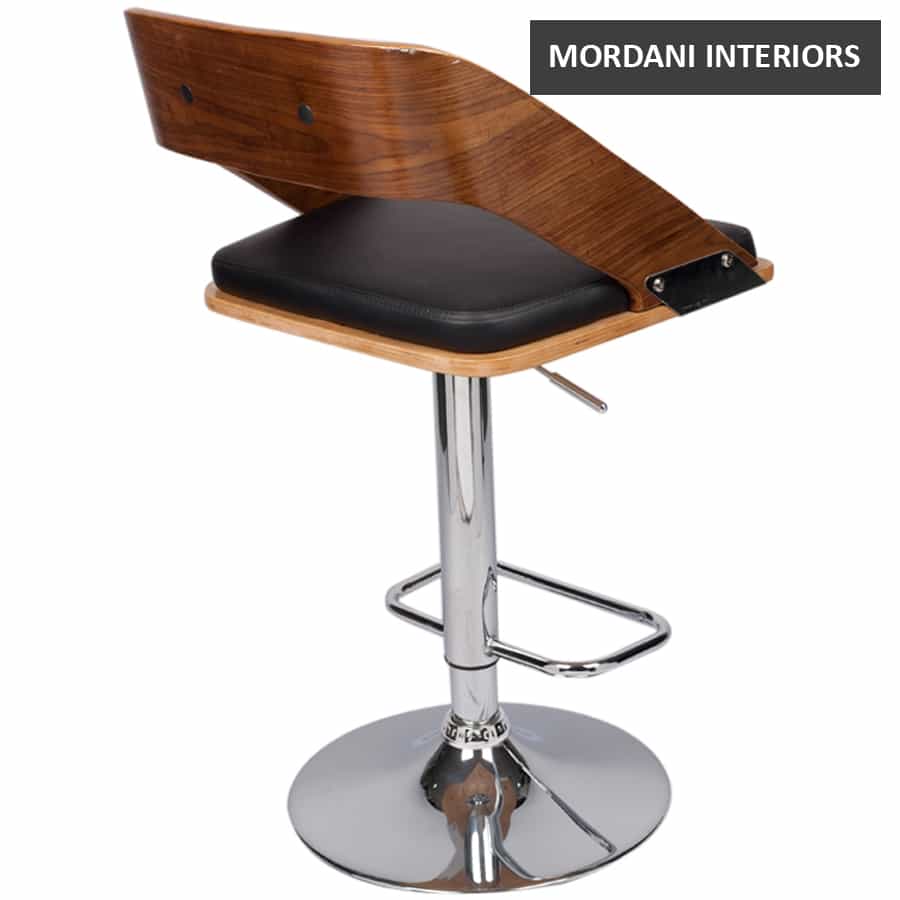 Icon Modern Black Bar Stool